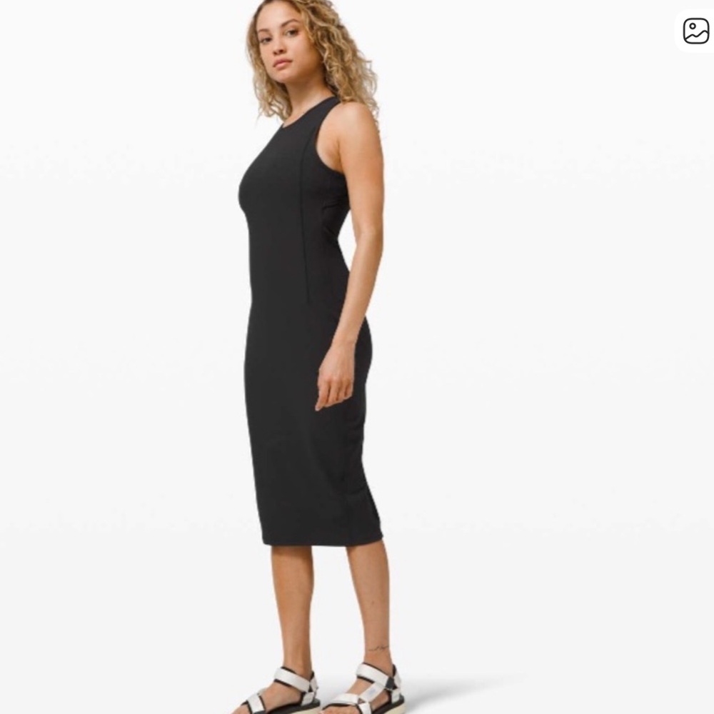 Lululemon Athletica Black Brunch Dress - size 10